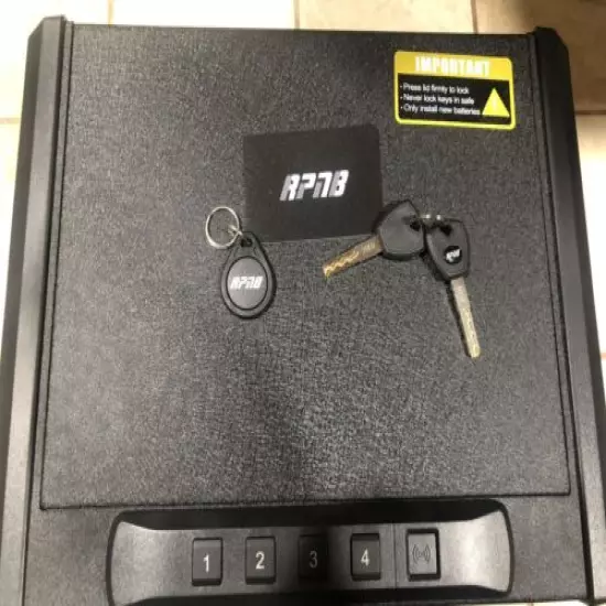 RPNB Gun Security Safe Quick-Access Firearm Safety Device Biometric Fingerprint