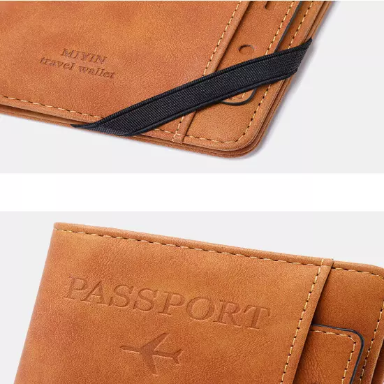 Passport Holder:Family Travel Wallet RFID Document Passport Holder Organizer Bag