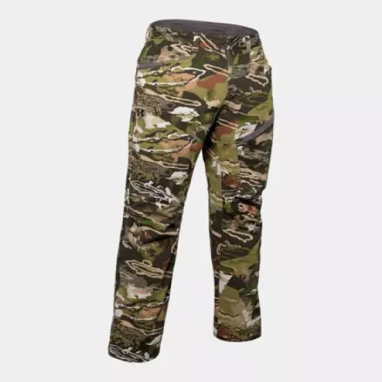 Under Armour UA Browe Tine Pants Trousers Forest Hunting Camo 1316744 3XL Storm