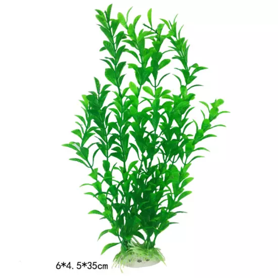 10PCS Aquarium Artificial Plants Aquarium Landscape Fish Tank Underwater Plant