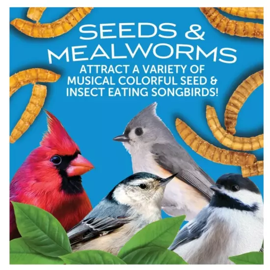 Pennington Select Birder's Mealworm Blend Dry Wild Bird Seed and Feed 10 lb. Bag