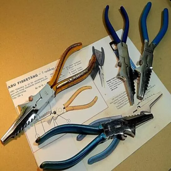 Private Collection 60-90's ABU Fishing Pliers(3 ABU+1 OEM)-unused/Xclnt++ to NM