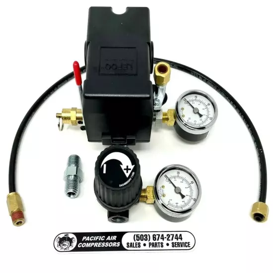 CW301300SJ REPLACEMENT PRESSURE SWITCH KIT AIR COMPRESSOR PART 