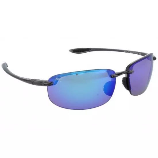 Maui Jim HO'OKIPA MJ B407-11 Smoke grey / Hawaii blue Polarized Sunglasses NWT