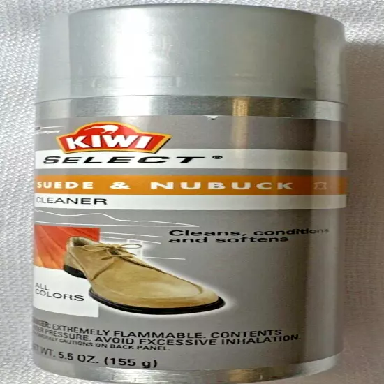  KIWI SUEDE & NUBUCK LEATHER SHOE CLEANER & DIRT REMOVER - 5.5OZ 