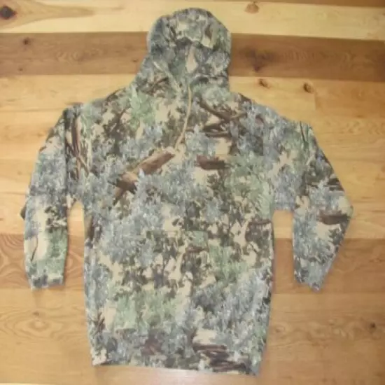 King's Desert Shadow Hoodie Sweatshirt Kangaroo Pocket Hunting Men's M (H11)