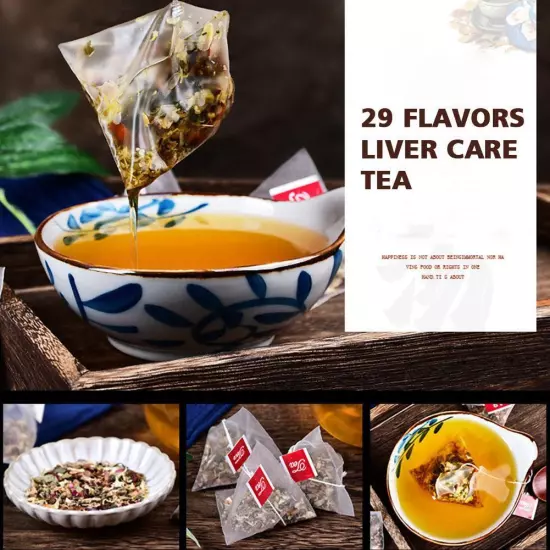 29 Flavors Liver Care Tea Dampness Removing Health Chinese Herbal Nourishing New