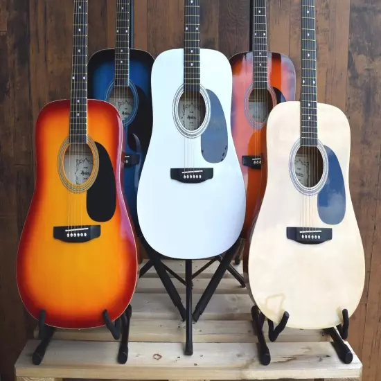 Nice Acoustic Guitar 41" Adult Size, 11 Colors ( Absolutely Free Shipping USA )