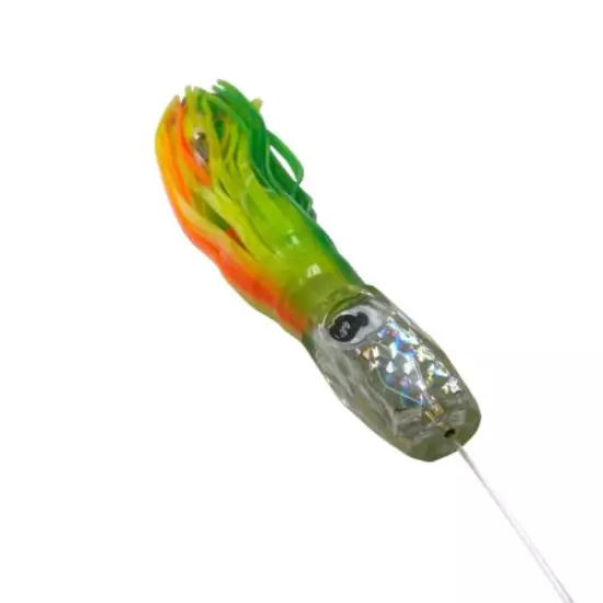 10.5 in. Green & Yellow Rigged Dolphin Lure - "Dixie Girl" 