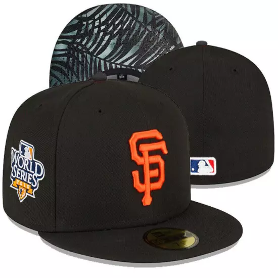 San Francisco Giants SF Fitted Hat Cap MLB Men's Casual Baseball Caps