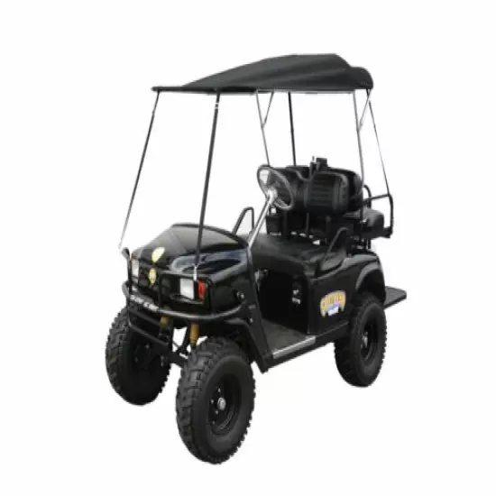 Folding Golf Cart Top Removable Club Cart EZ GO BLACK Universal Southern Rods