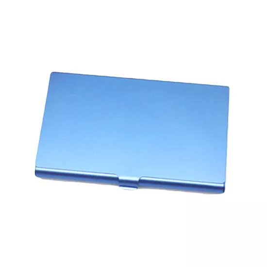 Stainless Pocket Business Card Holder Case ID Credit Name Box Steel Wallet•