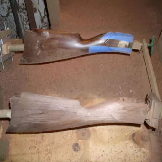 Stock Carving Duplicator- From New Walnut Blank to Finished Gunstock