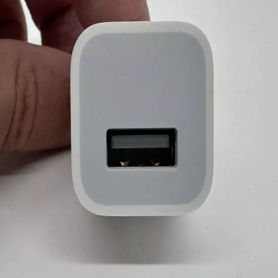 Apple A1385 5W USB Wall Charger Cube Power Adapter for iPhone - White MD810LL/A