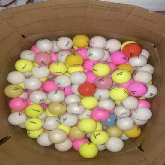 190 Mint Condition COLORED Golf Balls - FREE SHIPPING - AAAAA