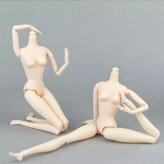 1/6 BJD Doll Accessories Movable Jointed Body for 11.5" Doll Big Breast Body Toy