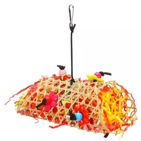 Pet Bird Chewing Foraging Hanging Toy Cage Activity