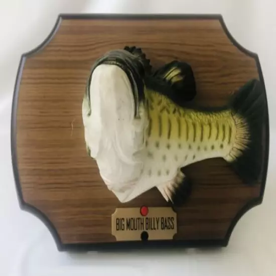 Big Mouth Billy Bass The Singing Fish Sensation No Cord Gemmy 1999 Works