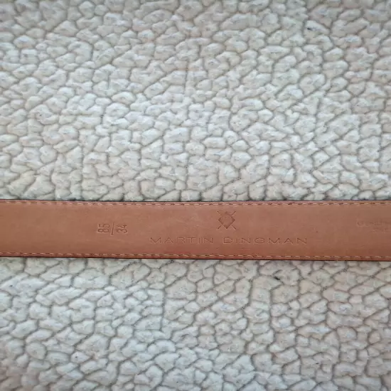 Martin Dingman Cordovan Men's Dress Leather Belt Size 34/35 - gently used