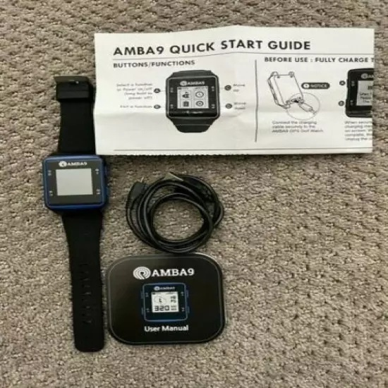 AMBA9 Golf Watch Rangefinder (TWO AVAILABLE)