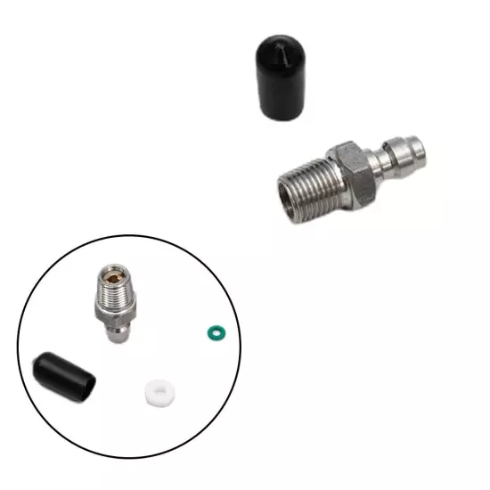 .PCP 8mm Male Quick Head Connection Way Foster Stainless Steel Fill Nipple !