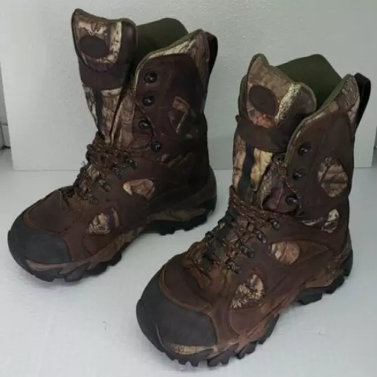 Cabelas Gore-Tex Camo Hunting Boots Size 8M 9 Inch 81-3874