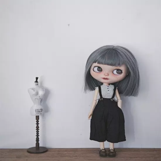 BJD Blythe Doll Outfits Only Top/Overall/Shorts Clothes for OB22/24 1/6 Azone