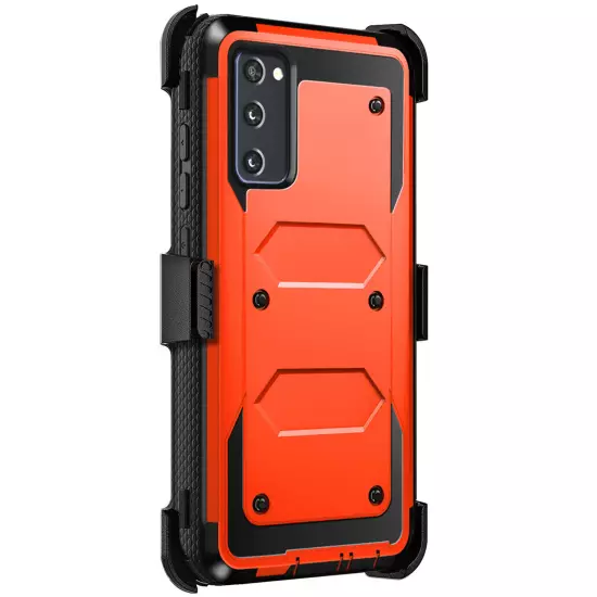 For Samsung Galaxy S20 FE 5G Shockproof Phone Case Cover w/ Belt Clip Holster