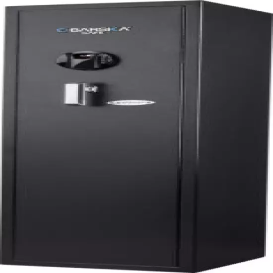 Barska Large 5 Rifle Safe Biometric Fingerprint & Keypad Quick Access