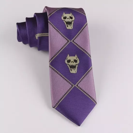 JoJo's Bizarre Adventure KILLER QUEEN Kira Yoshikage Cosplay Silk Tie Gift