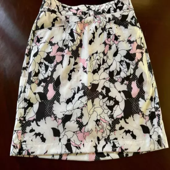 GG Blue Women’s Golf Skirt Short Floral Sz 2