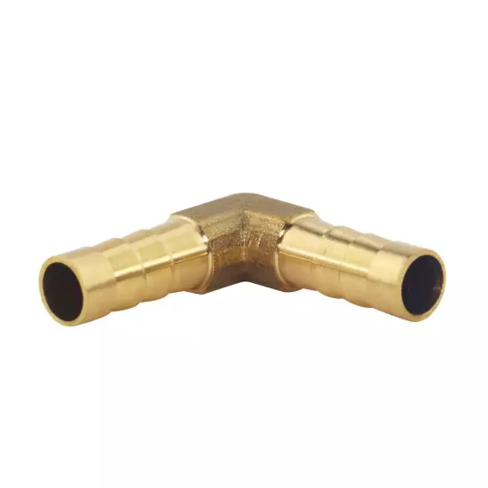 5 pc - 5/16" (8 mm) HOSE BARB ELBOW 90 DEGREE Brass Pipe Fitting Gas Fuel Water