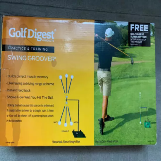 Golf Digest SWING GROOVER Practice & Training Aid - 088-04-0332 New In Box