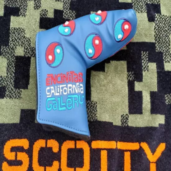 RARE Scotty Cameron Gallery Putter Headcover ~ Yin & Yang ~ “Timing & Tempo” 