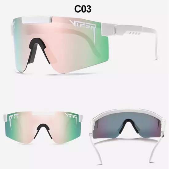 Integrated Lenses Polarized Sunglasses Wind Goggles Cycling Eyewear