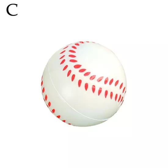 1X Baseball Hand Wrist Finger Exercise Stress Relief Squeeze Balls Therapy Z1G0