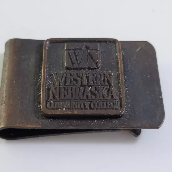 Western Nebraska Community College Money Clip WN