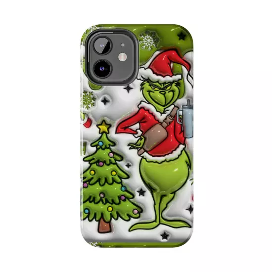 Grinch Tough Phone Cases Samsung S20 S21 S22 S23 Iphone 15 14 13 12 11