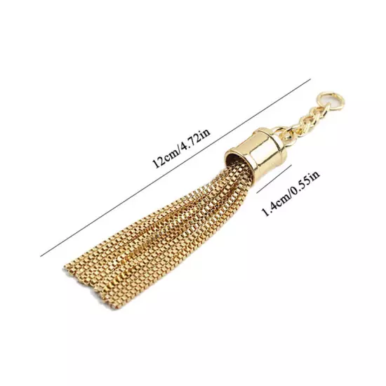 Bag Pendant Tassel Bag Decor Tassel Keychain DIY Metal Handbag Accessories