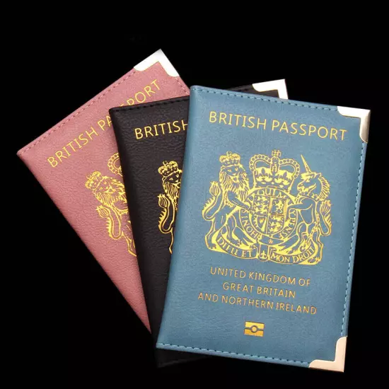 Passport Case British Passport Bag Protective Clip Passport Holder Cover Thin