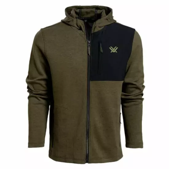 VORTEX Men's Horizon Seeker Forest Heather Hoodie (221-35-FOH)