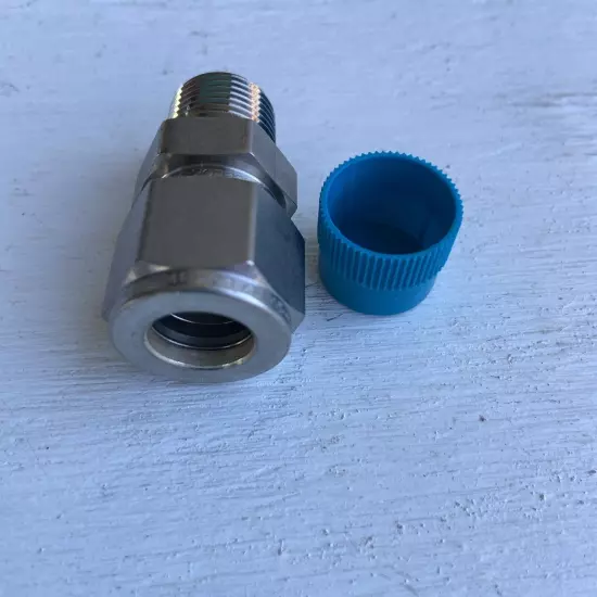 NEW Swagelok SS-810-1-6 Stainless Male Connector 1/2” Tube X 3/8” Npt