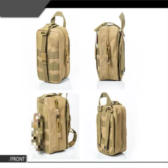 Military Tactical Molle Waist Bags Storage Pack Handbag Climbing Accessories Bag