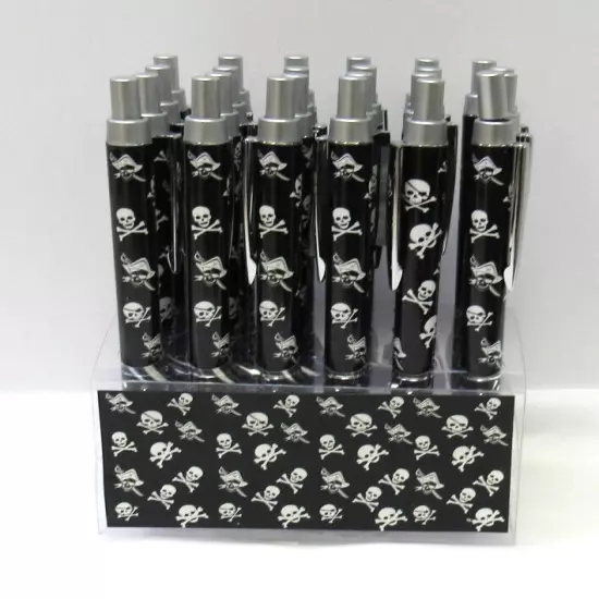 Wholesale Bulk Lot Party Favors 24 Skull & Crossbones Skeleton Pirate Theme Pens