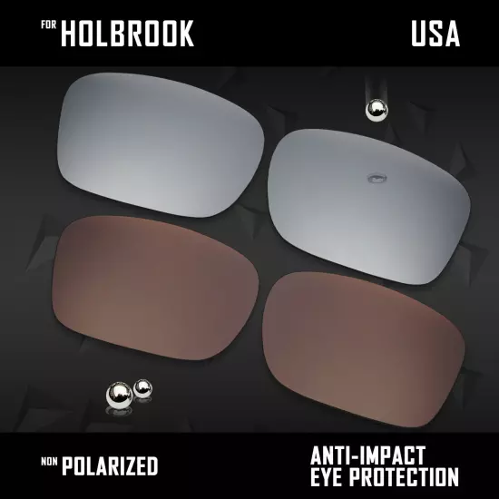 Anti Scratch Polarized Replacement Lenses for-Oakley Holbrook OO9102 Options