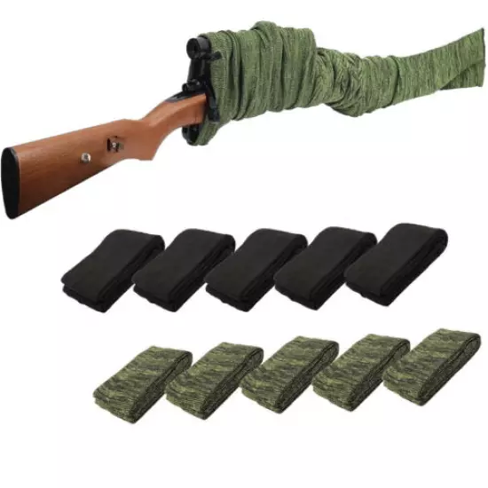 10 Pcs Gun Sock Rifle Gun Sleeves Shotgun Cover Protective Bag Holster Anti-Dust