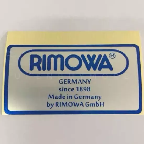 Rimowa Classic Craft Cloth Sticker Inner Logo Nameplate emblem Label Hang Tag