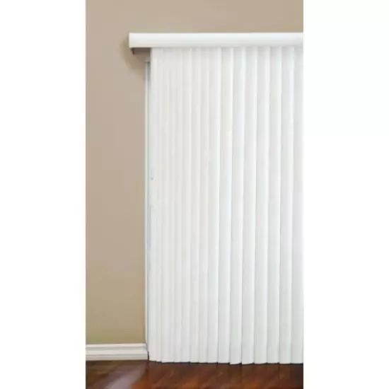 VERTICAL BLINDS Window Shade Patio Door Cordles White Alabaster 66 78 104 WX 84L