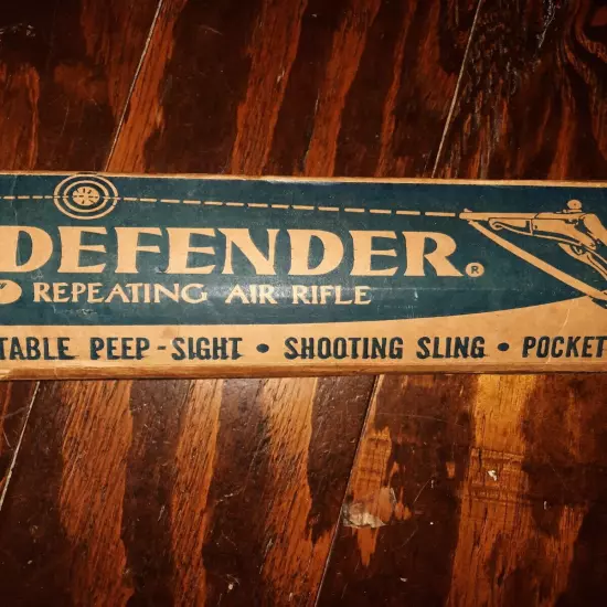 Very rare Early 1950s Daisy defender 142 BB gun Empty box only 