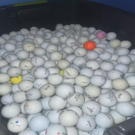 120 Golf Balls Titelist Nike Callaway Top Flight Pinnacle Etc Shag Used